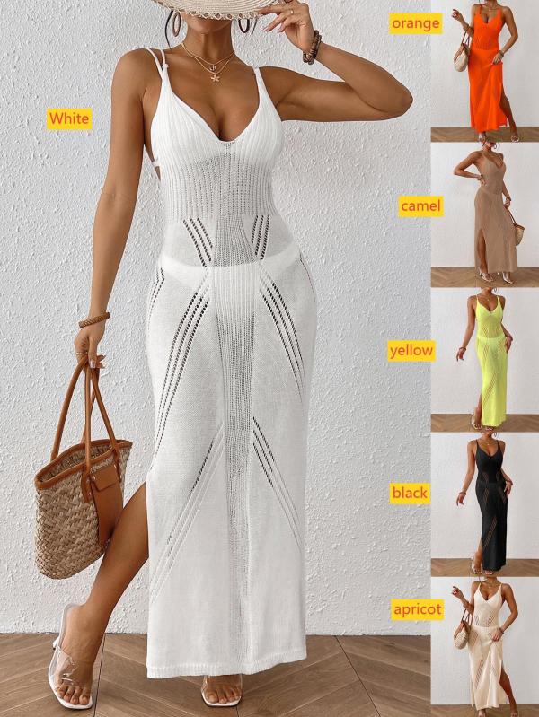 Slips, straps, split dresses