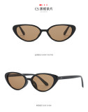 Small frame sunglasses, cat eye sunshade, oval frame glasses