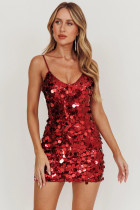 Chain bead irregular dress