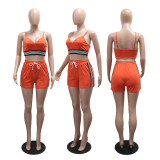 Tight camisole top short two-piece set
