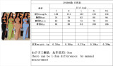 y Hollow Metal Ring Splice Bag Hip Long Dress ZY6200