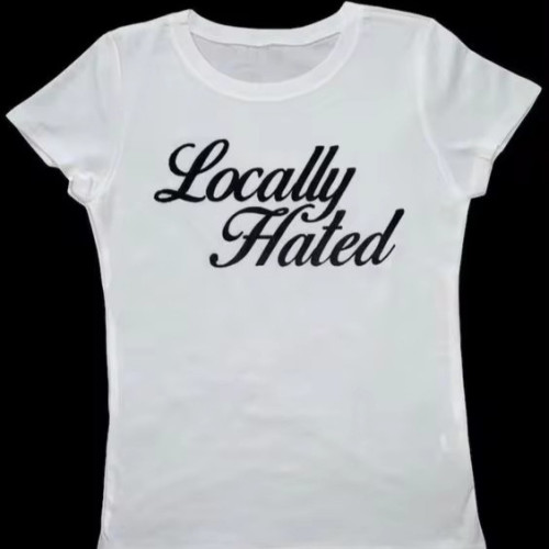 Round neck pullover short sleeved shirt