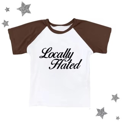Round neck pullover short sleeved shirt