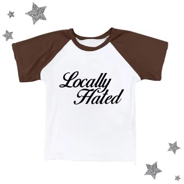 Round neck pullover short sleeved shirt