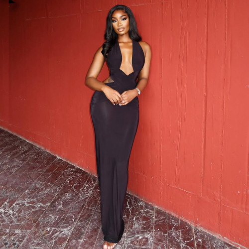 Women's pleated hip hugging one step dress