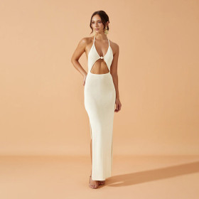 Knitted beach bikini swimsuit dress