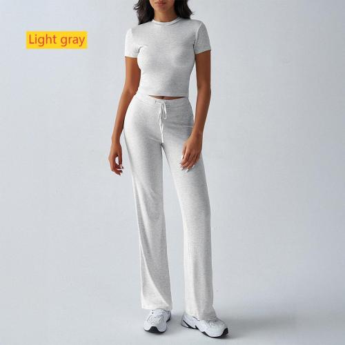 Round neck casual suit