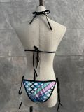 Split bikini swimsuit