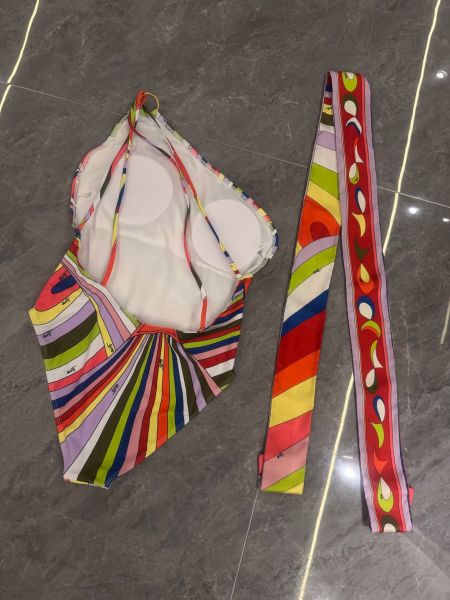 Headscarf one-piece bikini swimsuit