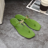 Beach flip flops flat sandals