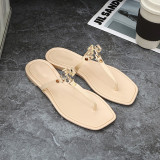Beach flip flops flat sandals