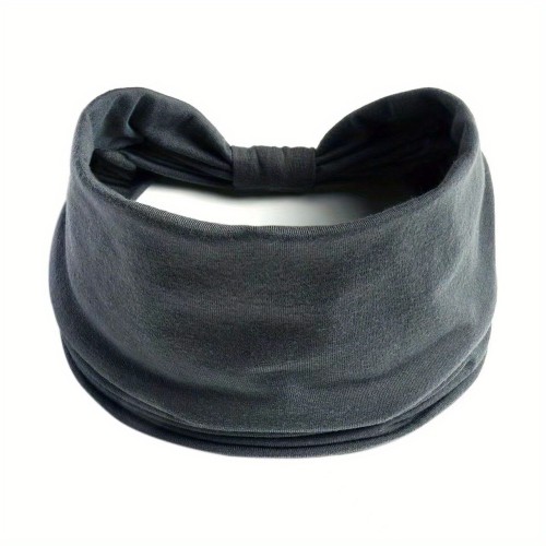 Wide edge headband with elastic sports, sweat absorbing and anti sweat properties