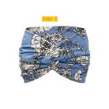 Ultra wide edge elastic knotting cross sport elastic hair accessories headband