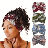 Ultra wide edge elastic knotting cross sport elastic hair accessories headband