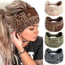Cashew headband elastic cross sport hair accessory