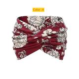 Ultra wide edge elastic knotting cross sport elastic hair accessories headband