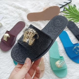 Wearing flip flops while wearing a cool mop