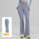 High waisted hip lifting flared pants for sports and fitness JYMK025