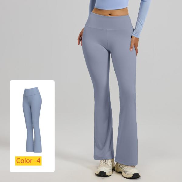 High waisted hip lifting flared pants for sports and fitness JYMK025