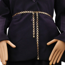 Metal waist chain, thin waist belt, waist rope, waist chain
