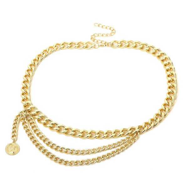 Exaggerated body chain and waist chain