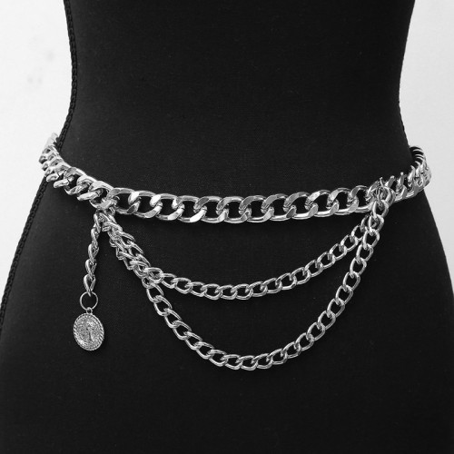 Exaggerated body chain and waist chain