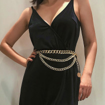 Exaggerated body chain and waist chain