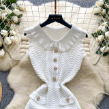 Sleeveless Knitted Dress