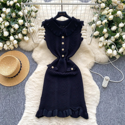 Sleeveless Knitted Dress