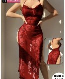 Pajama uniform see-through lace hip-hugging dress sexy lingerie
