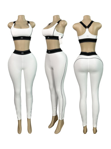 Tank top and pants sports two-piece set