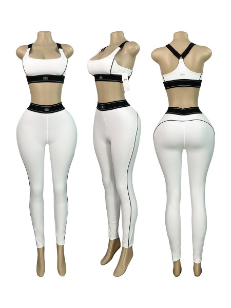 Tank top and pants sports two-piece set