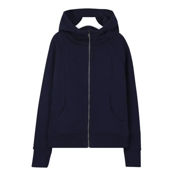 LU yoga suit women's zipper jacket slim fit sports hoodie LU114