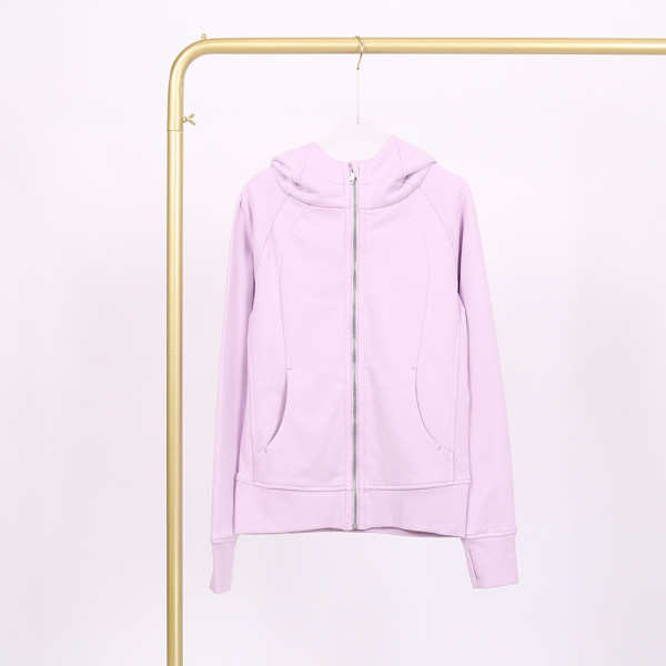 LU yoga suit women's zipper jacket slim fit sports hoodie LU114
