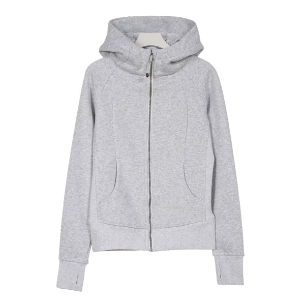 LU yoga suit women's zipper jacket slim fit sports hoodie LU114