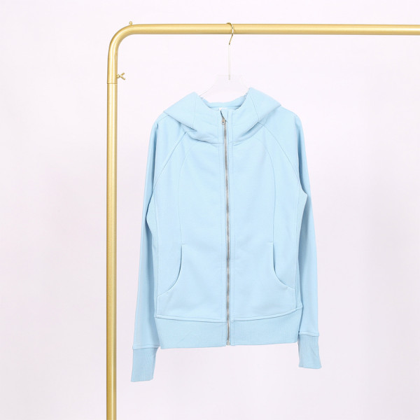 LU yoga suit women's zipper jacket slim fit sports hoodie LU114