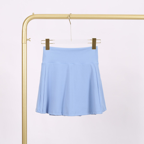 LU848454740523 Ladies' anti glare fitness sports tennis skirt, quick drying pleated skirt, yoga shorts LU
