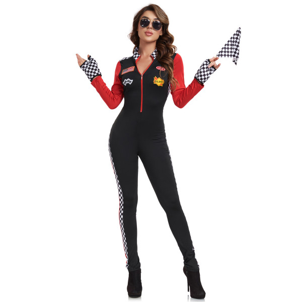 Cheerleader costume COS suit jumpsuit racing suit