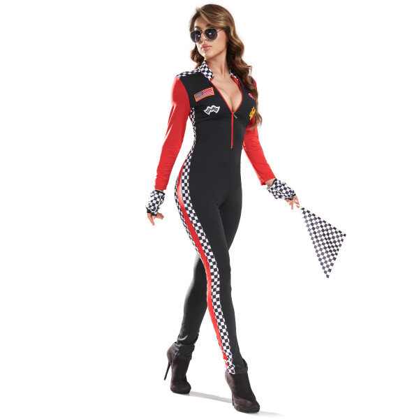 Cheerleader costume COS suit jumpsuit racing suit