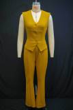 Waist slimming vest long pants set