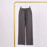 Drawstring loose pants, sports and fitness pants LU901597477964