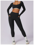 Yoga suit, tight fitting sportswear for women TZ8605