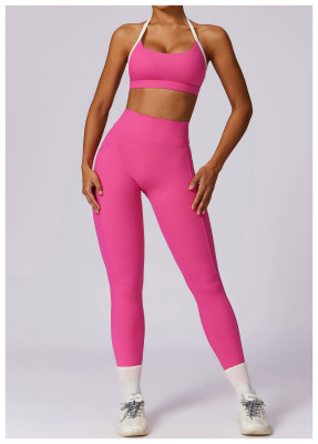 TZ8605-1Casual tight fitting sports and fitness Set for women 