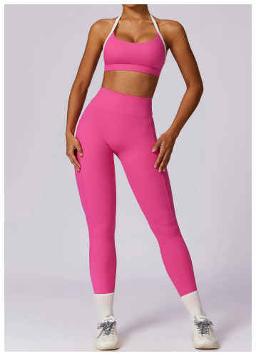 TZ8605-1Casual tight fitting sports and fitness Set for women 