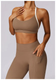TZ8605-1Casual tight fitting sports and fitness Set for women 