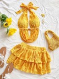 V-neck cut-out backless bralette mini dress