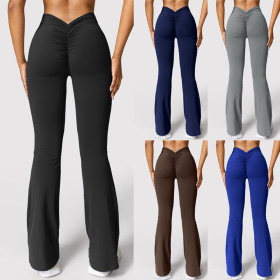 Micro horn yoga pants, sports and fitness pants