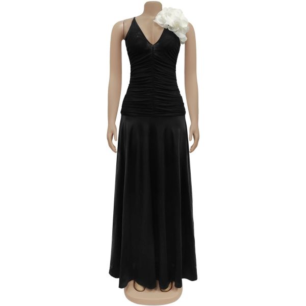 Flower suspender dress