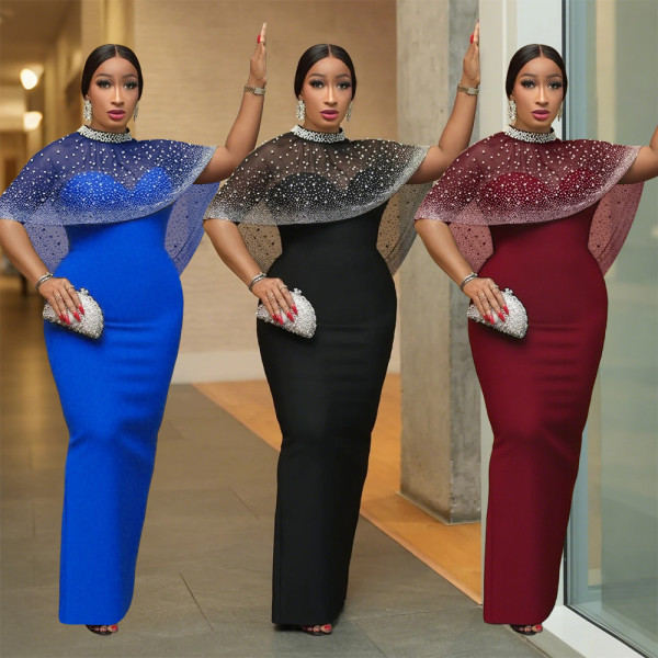 Dress and cloak two-piece set