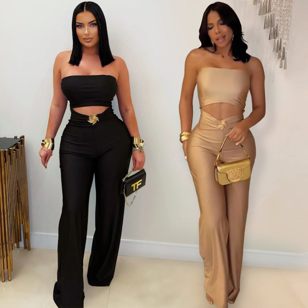 Elastic jumpsuit